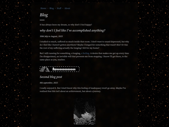 blog screenshot