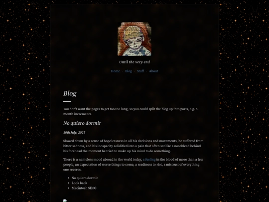 mysite/blog screenshot