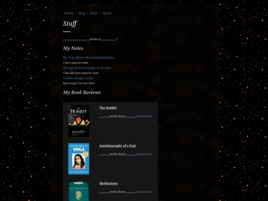 stuff screenshot