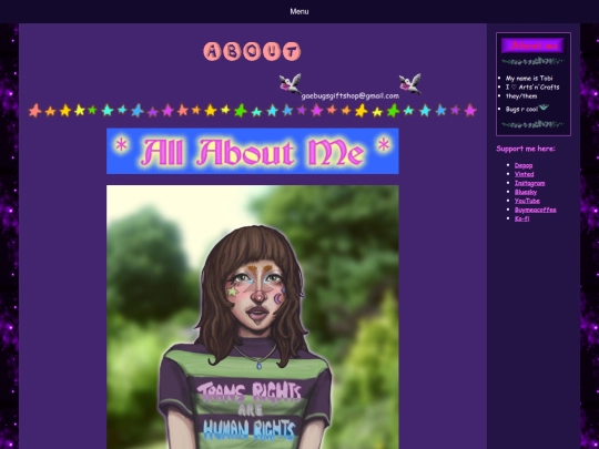 aboutme screenshot