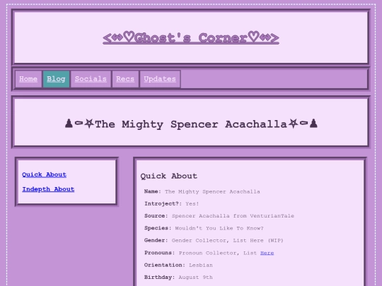 blog/AboutSpencer screenshot