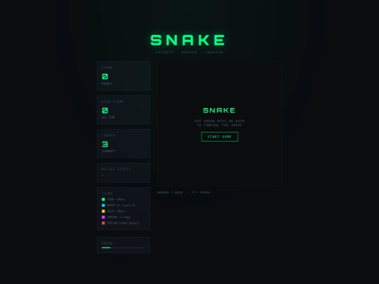 snake screenshot