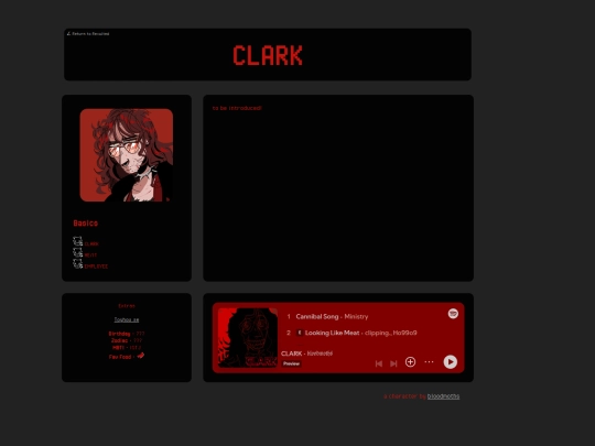chars/clark screenshot