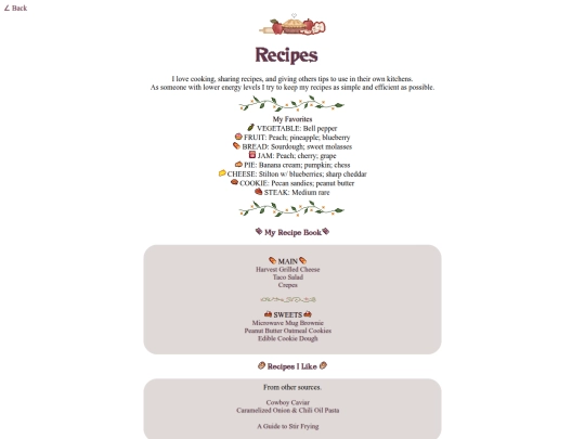creations/recipes/recipes screenshot