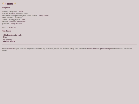 credits screenshot