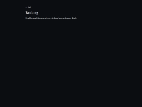 booking screenshot