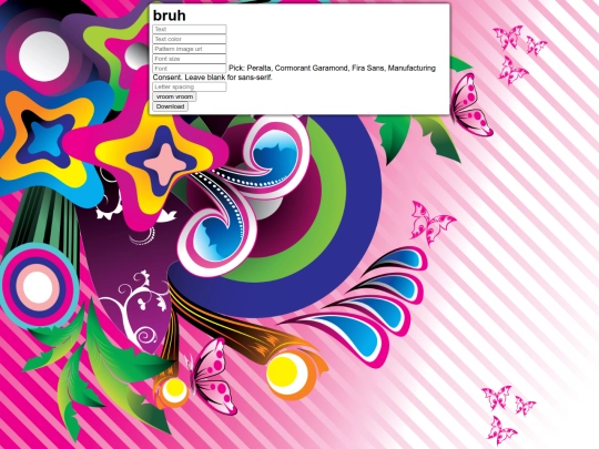 projects/fancy-text/v3 screenshot
