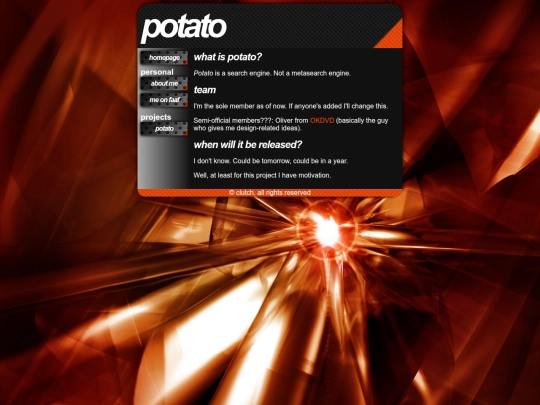 projects/potato-search screenshot