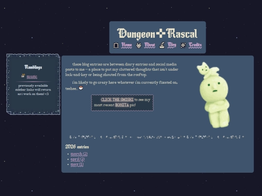 blog screenshot