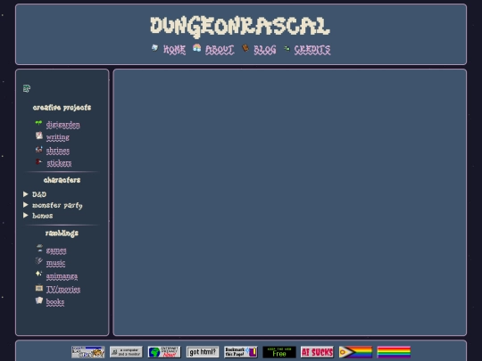 ramblings/games screenshot