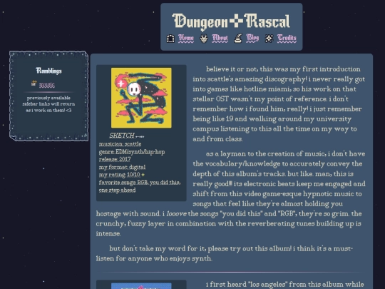 ramblings/music/dump screenshot