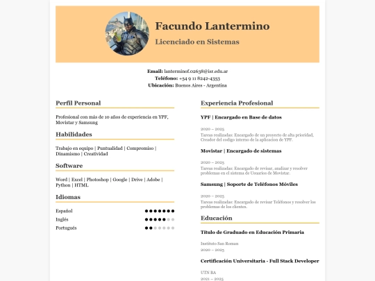 curriculum screenshot