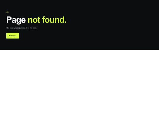 not_found screenshot