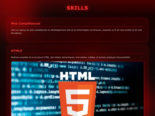 skills screenshot