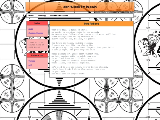 poems/BlueAsters screenshot