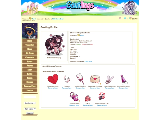 Tabs/BittersweetTragedy screenshot