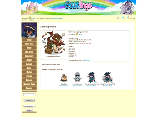 Tabs/IBetOnLosingDogs screenshot