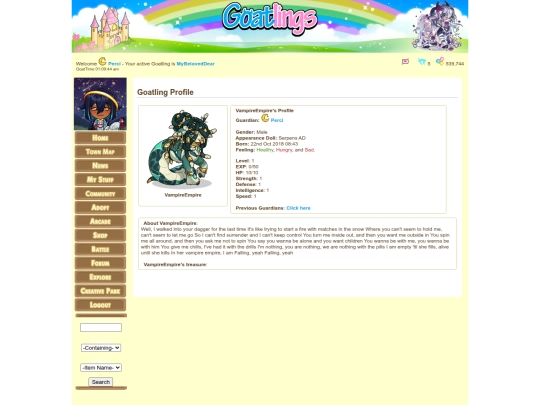 Tabs/VampireEmpire screenshot