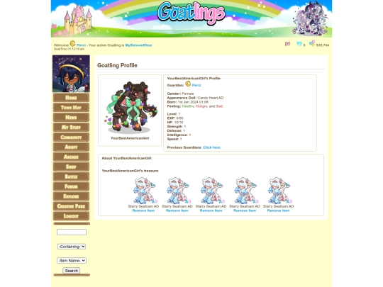 Tabs/YourBestAmericanGirl screenshot