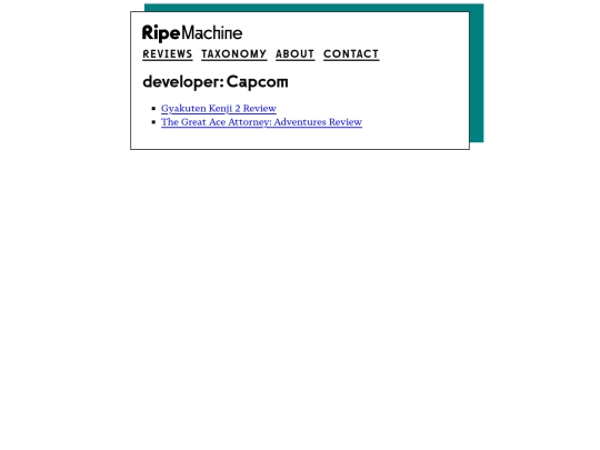developer/capcom screenshot