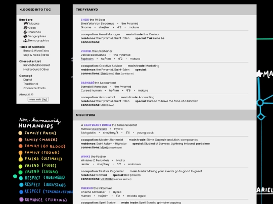 tales/web/hydra screenshot