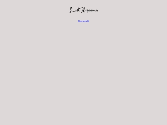 poems screenshot