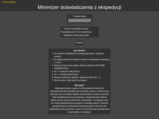 minimizer screenshot