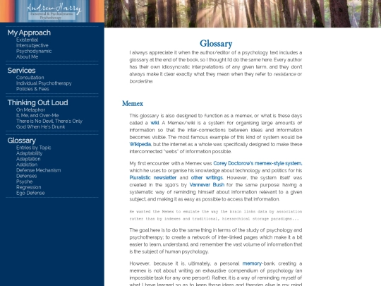 glossary screenshot
