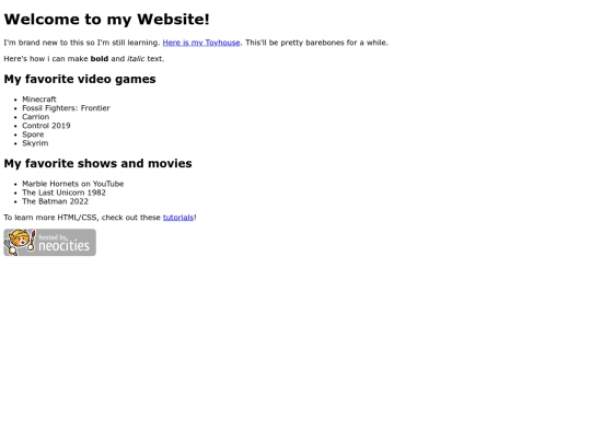 index screenshot