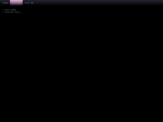 writing/writingnav screenshot