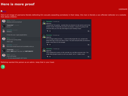 pedophilia screenshot