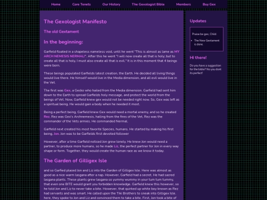 TheGexBible screenshot