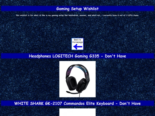 gamingwishlist screenshot