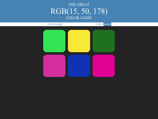 colorGame screenshot