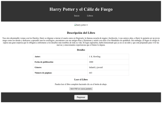 libros/Harry Potter 4 y el Caliz de Fuego - J.K. Rowling screenshot