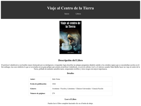 libros/Viaje al centro de la Tierra - Julio Verne screenshot