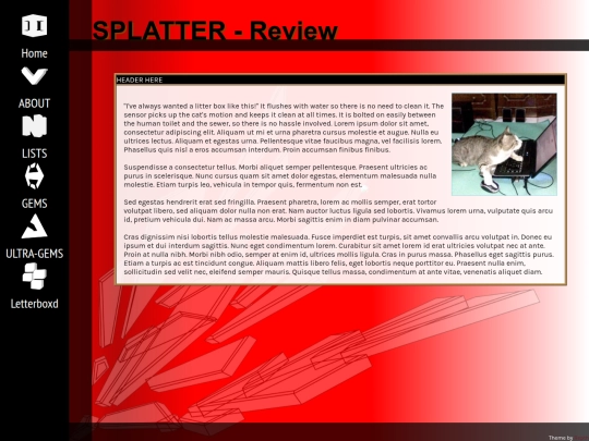 reviews/template screenshot