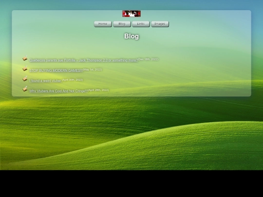 blog screenshot