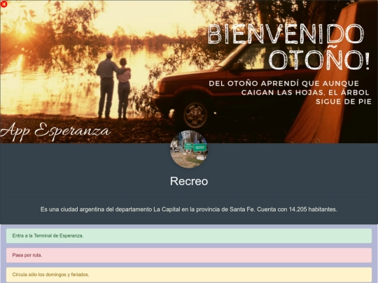 esperanzarecreo screenshot