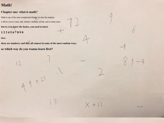 math screenshot