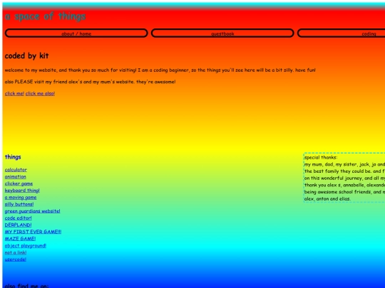 myhomepage screenshot