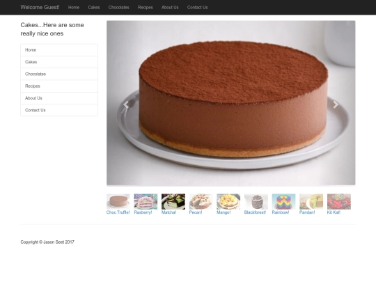 cakes screenshot