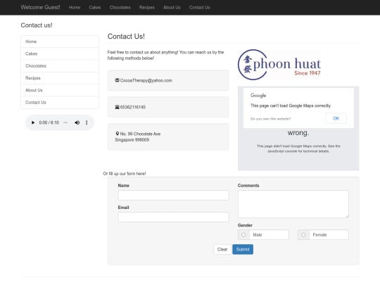 contactus screenshot