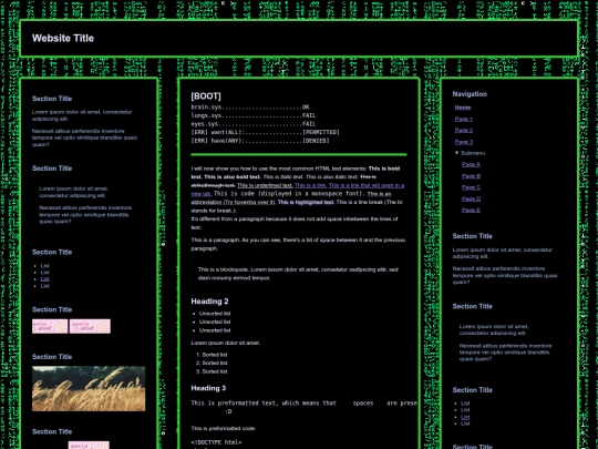 index screenshot