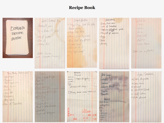 RECIPES screenshot