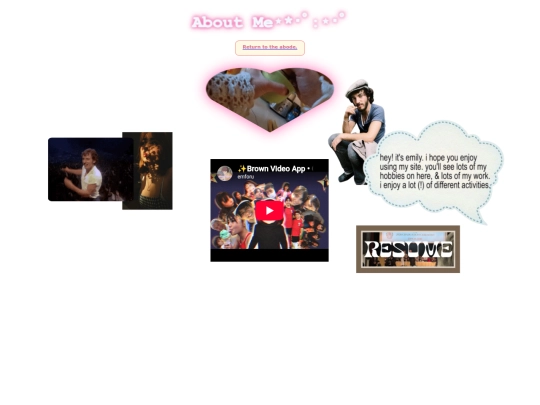 aboutme screenshot