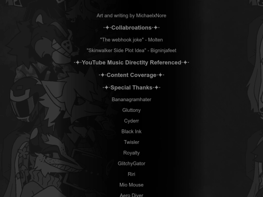 credits screenshot