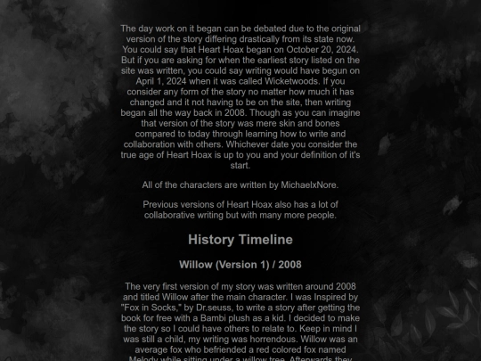 history screenshot