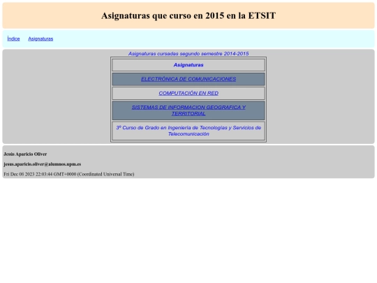 asignaturas screenshot
