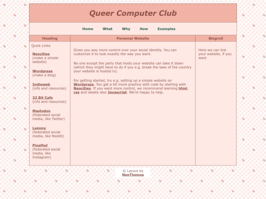 personal_website screenshot